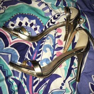 Charlotte russe gold heels